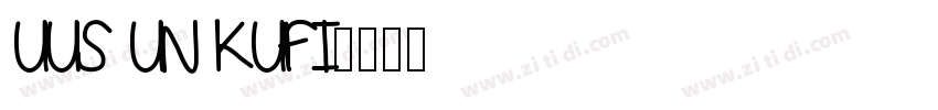 UUS UN KUFI字体转换